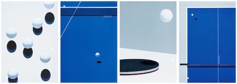 Beautifully Minimalist Ping Pong Ads