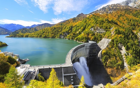日本最後的祕境，目擊黑部水庫大壩