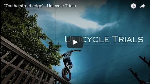 Unicycle Trials in Tokyo