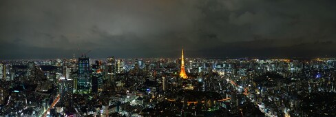 밤하늘에 수놓은 도쿄의 야경