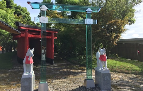 Visit Japan's First Glass Torii Gate
