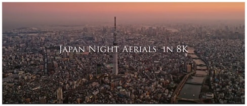 Incredible Night Views in Tokyo in Stunning 8K
