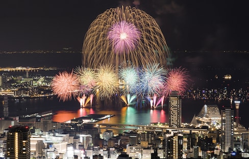 Fireworks Flying High All Across Japan