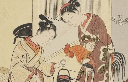 Ukiyo-e Couple Show Ancient Art of Sleeping In