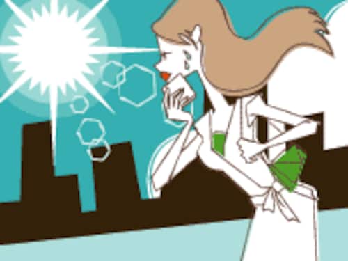 髪の紫外線対策をする