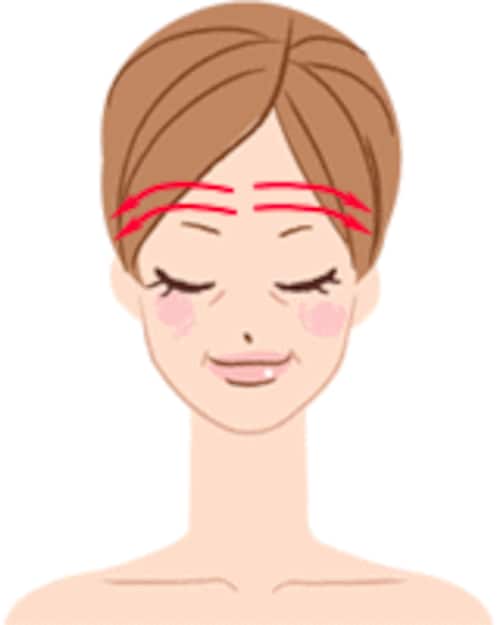 クレンジングついでに!おでこのしわを目立たなくするマッサージ クレンジングついでに!おでこのしわを目立たなくするマッサージ