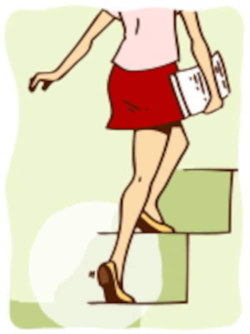 階段の上り方を変えるだけで、美脚まっしぐら！