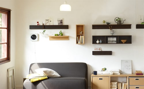 無印の「壁に付けられる家具」で家中おしゃれに！ インテリア実例集