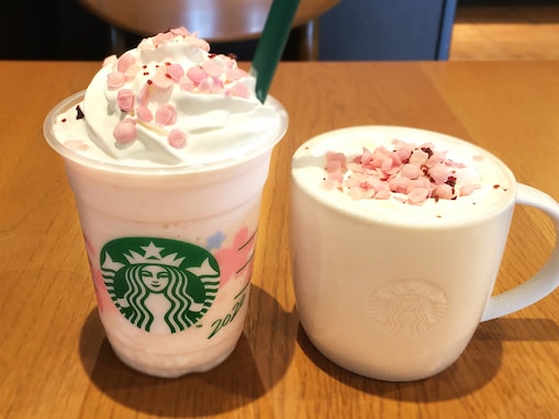 スタバはもう春満開！注目の新作フラペは「さくらミルクプリン」