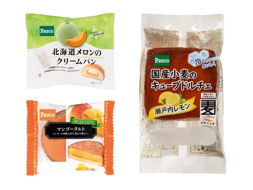 Pasco7月の新商品、売れ筋ランキング！ 3位「マンゴータルト」2位「北海道メロンのクリームパン」1位は…？