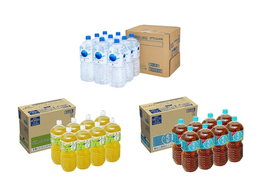 【Amazonブラックフライデー】2Lペットボトル飲料をストックするなら今！ 水・お茶の箱買いがおすすめ