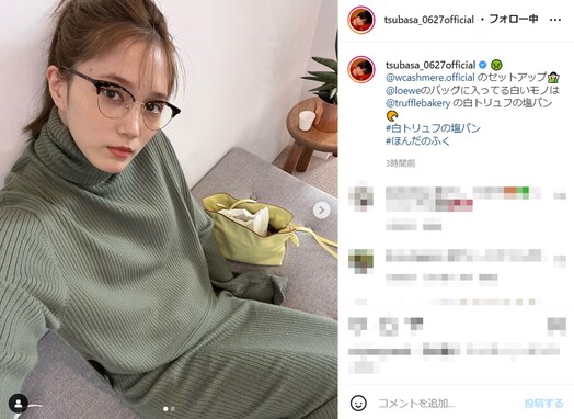 本田翼、大人の雰囲気漂うインテリメガネ姿を披露！ 「メガネフェチにはたまらん」「オシャレすぎ」