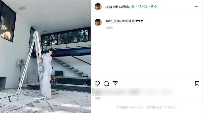 戸田恵梨香、大胆イメチェンの短髪×純白のロングドレス姿を披露！ 「女神すぎる」「えっっっぐい綺麗」