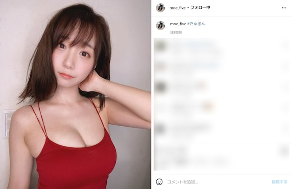 伊織もえ、谷間あらわな“きゅるん”ショットにファン大興奮！ 「たまらん」「打ち抜かれましたぁぁぁ」