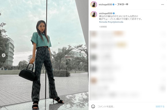 みちょぱ、圧倒的スタイルが際立つ“腹チラ”ショット公開！ 「脚、長っ！」「大人可愛いです」