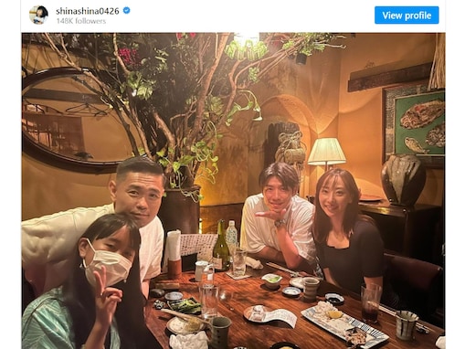 品川祐、娘とバチェラー黄皓＆秋倉諒子カップルと食事会！ 「凄いメンバーのお食事会ですね」の声