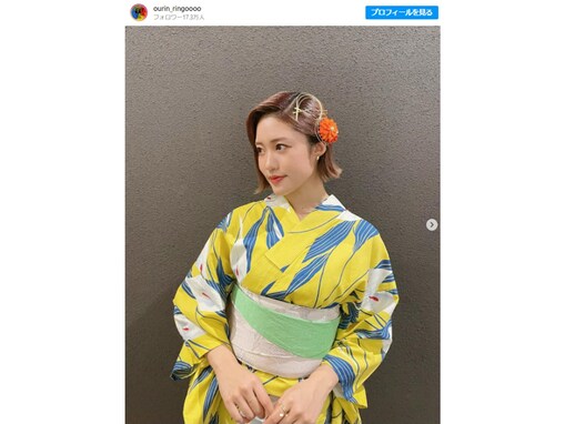 元りんご娘・王林、美しすぎる浴衣姿を披露！ 「大人感半端ない」「めちゃめちゃ綺麗すぎる」