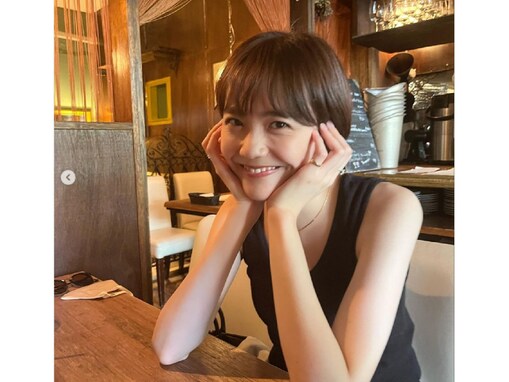 「女神降臨」松井愛莉、彼女感あふれる笑顔満点ショット披露！ 「本当に美しくて輝いていて可愛いです」