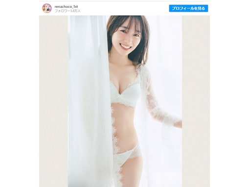 櫻坂46・守屋麗奈、透明感たっぷり天使のような下着姿解禁！ 「清楚感、ハンパないっ」「キレイすぎでしょ」