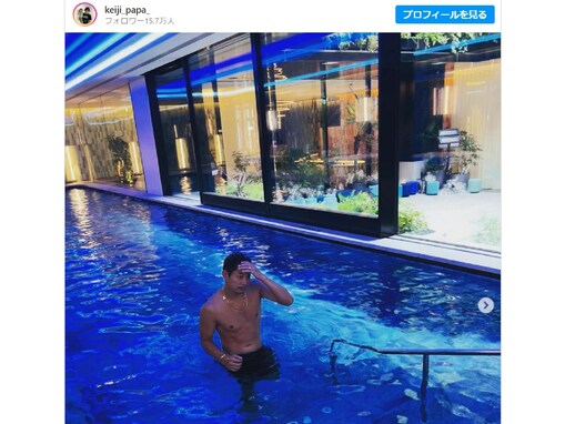 EXILE・黒木啓司、水着姿で肉体美を披露！ 「相変わらずいい胸筋だな、、、」「かっこよすぎるでしょ…」