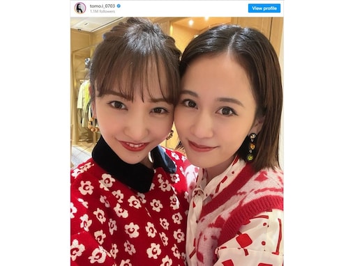 「この2人は激アツ」板野友美＆前田敦子、密着ツーショット公開にファン歓喜「だいすきな２人、、」