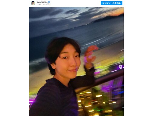 安藤サクラ、韓国で撮ったエモショットが「BTSかと思った」と話題に！ 「このさくらさん、j hopeに似てる」