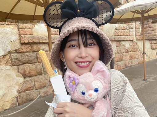 森川葵、プライベート感あふれるディズニー満喫ショット！ 「ディズニーキャラクターより可愛い」とファン歓喜