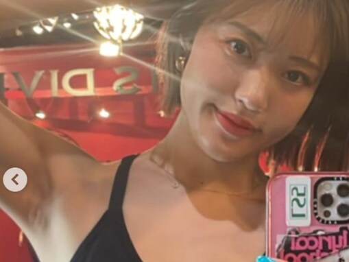 王林、ロサンゼルスで腹ちら＆脇見せタンクトップ姿を披露！ 「スタイルよすぎ」「腹筋凄い」と反響の声