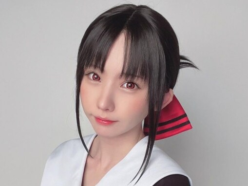 「桐谷美玲さんかと思った」えなこ、完成度高すぎ『かぐや様は告らせたい』のコスプレ披露！「最強すぎる」