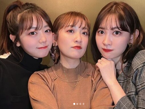 高橋みなみ、峯岸みなみ＆小嶋陽菜とノースリーブス結成14周年を祝う！ 「仲良い姿見れて、それだけで最高です」