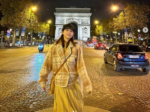 川島海荷、「逃亡癖があるみたいです」とパリでのプライベートショット公開！ 「何から逃げてるの、、、」