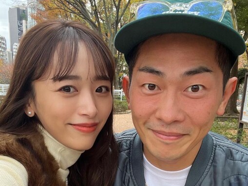 近藤千尋、夫・ジャンポケ太田と公園デートショット披露！ 「理想的なご夫婦」「ラブラブでいいですね」