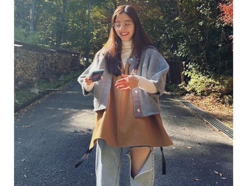 新木優子、太ももちらりな私服ショット披露！ 「センスがありオシャレ」「スタイル良すぎて神」とファン絶賛