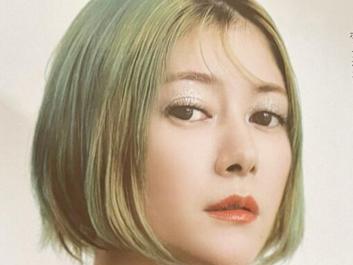 「別人に見えます」真木よう子、緑髪のニューヘアスタイル披露！ 「めちゃくちゃ美しい」「誰かと思いました」