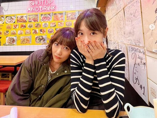 宮澤佐江、“いい夫婦” 柏木由紀との密着ツーショット公開！ 「まじで早く入籍して」「ラブラブ最高」