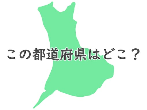 過去最高に難しいかも？ このシルエットはどこでしょう 【反転・都道府県クイズ】