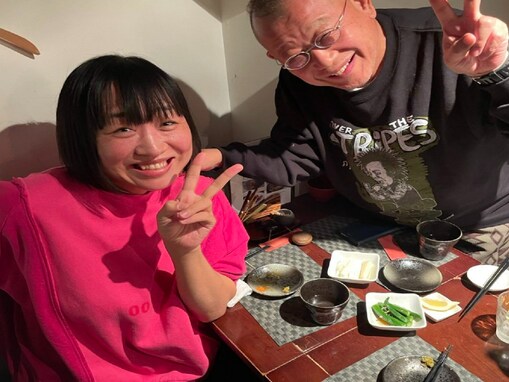 笑福亭鶴瓶、ツーショットでしずちゃんの結婚を祝う！ 「しずちゃん、綺麗になってる～」「めっちゃ綺麗」