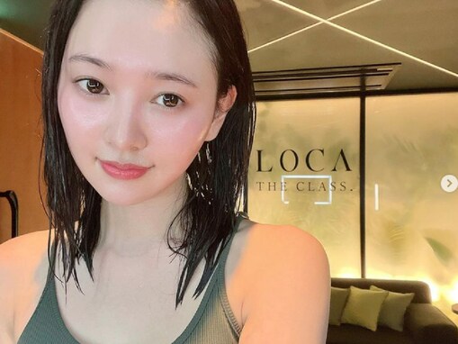 兒玉遥、サウナで汗だく＆濡れ髪の色っぽショット披露！ 「サウナの休憩がまるでグラビア」「艶っぽい」