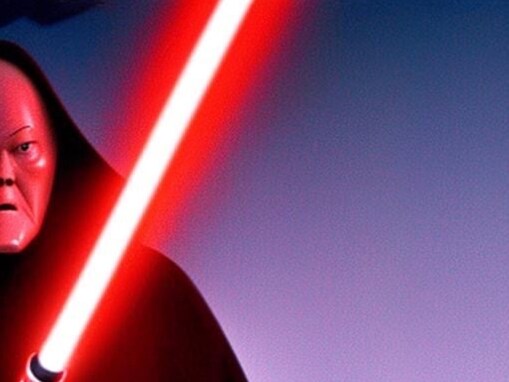 アインシュタイン・稲田直樹、AI加工ショットにツッコミ殺到！ 「最強極悪のジェダイ」「もはや芸術」