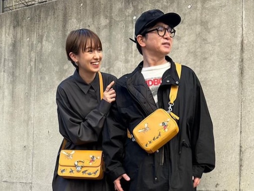 濱口優＆南明奈、仲良し夫婦が見せるディズニーコーデに「幼稚園バッグみたいで可愛い」とツッコミ殺到！