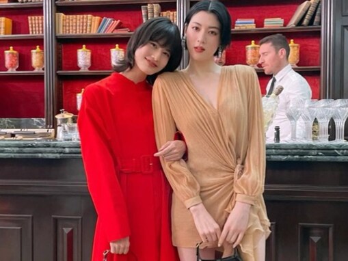 「眼福ですなあ」橋本愛、三吉彩花らとの美しすぎるツーショット公開！ 「最強のファッション美人コンビ」