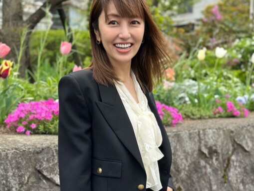 「美魔女発見」矢田亜希子、高校生息子の入学式？ スーツコーデ公開！ 「カッコイイ」「出来る人オーラ」