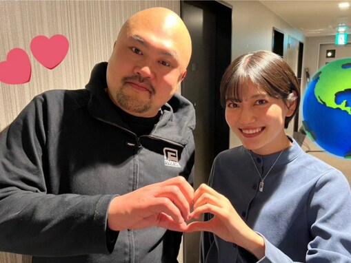 リチ、クロちゃん？ とのツーショットに「少しイケメンになってる」「あれ？第２のクロちゃん？」の声