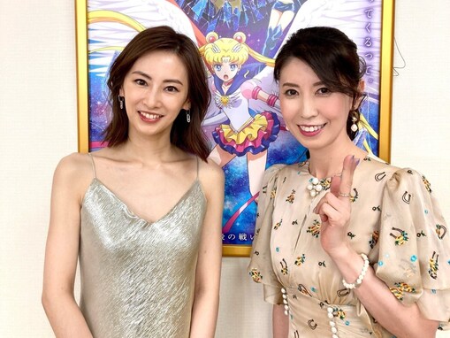 「うぁ～胸熱」北川景子、セーラームーン役・三石琴乃とのツーショットに「鳥肌たった」と歓喜の声