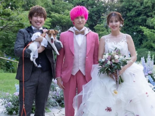 EXIT・りんたろー。、兼近とおそろいタキシードで結婚パーティーの様子を公開！ 「幸せオーラ満開の素敵な写真たち…」