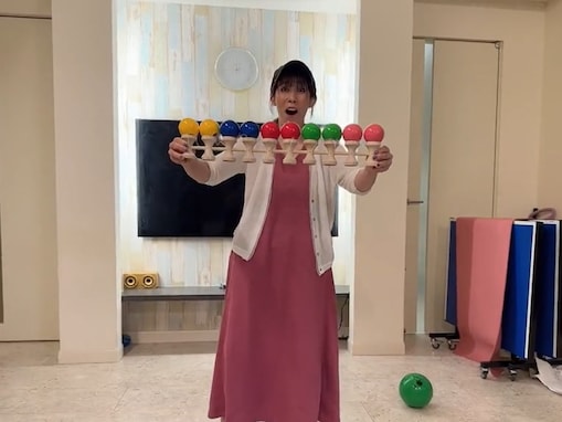 吉田沙保里、“10連けん玉”に見事成功！ 「霊長類最強はダテじゃなかった」「さすが存在が最強」の声