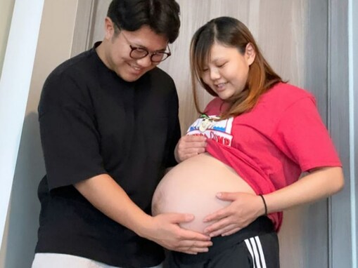 北斗晶の長男・健之介さん、妊娠中の妻・凛の大きなおなか公開！ 「スイカみたい」「後、もう少しぽい」