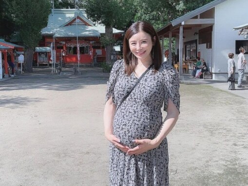 手島優、妊娠中のぽっこりおなか公開！ 「知らん間にめっちゃ大きなってる」「すっかりお母さんの顔に」