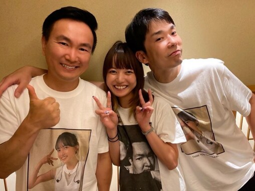 樺澤まどか、「かまいたちチームで送別会」ショット公開！ 「まじで良い写真」「樺ちゃん、顔ちっちゃ」