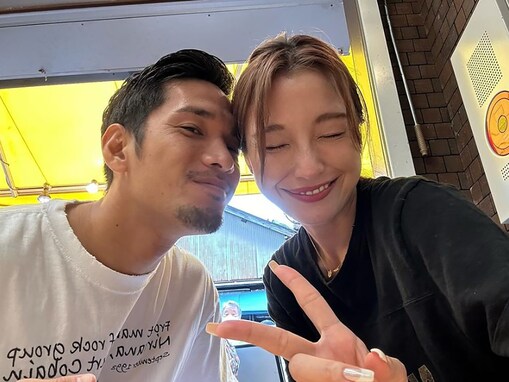 「お似合い」木下優樹菜、恋人の三幸秀稔とラブラブツーショット！ 「2人の顔が似てきてる」の声相次ぐ